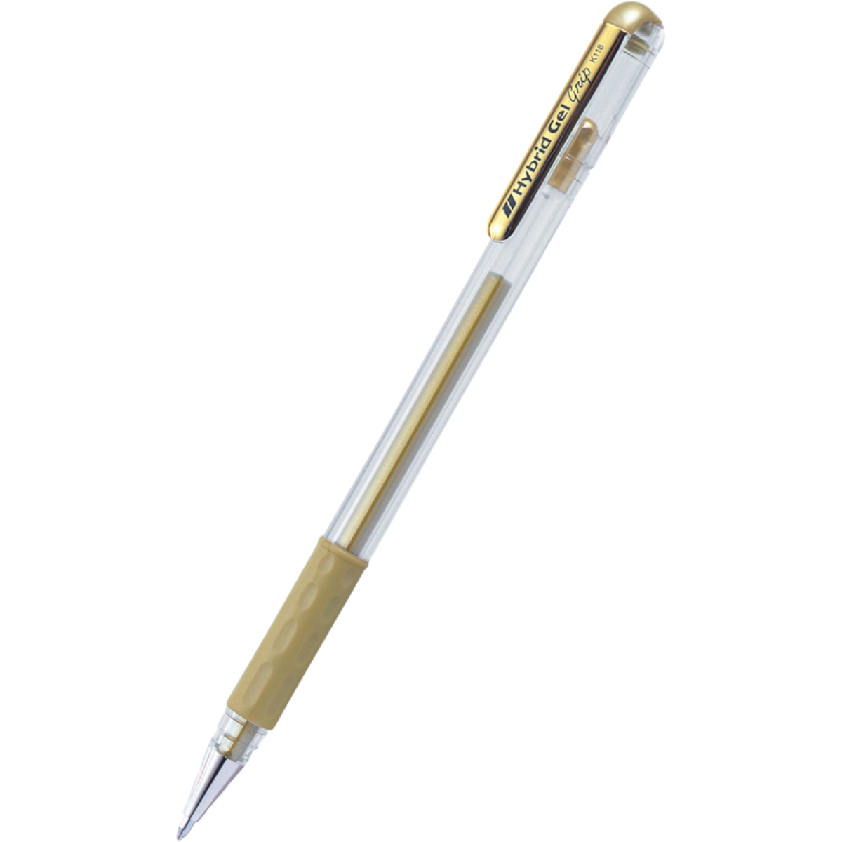 Pens - Hybrid Gel Pen Gold - (Pentel)